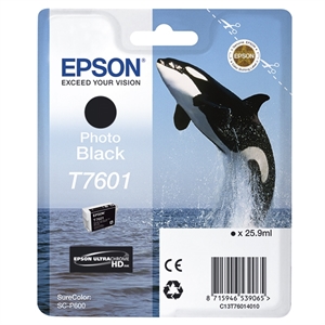 Epson Epson Epson T7601 Inktpatroon zwart foto T7601 Replace: N/A