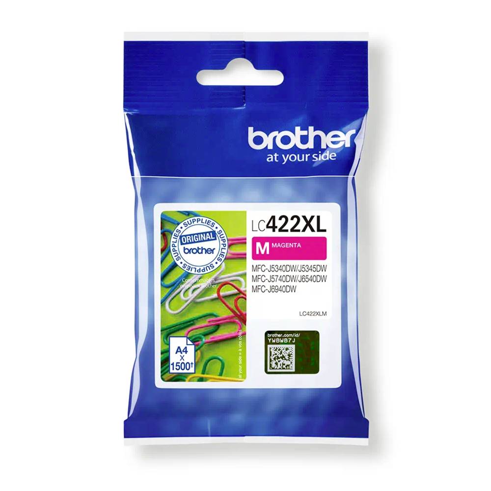 Brother Inktcartridge, 1500 pagina's LC422XLM Replace: N/A - Magenta