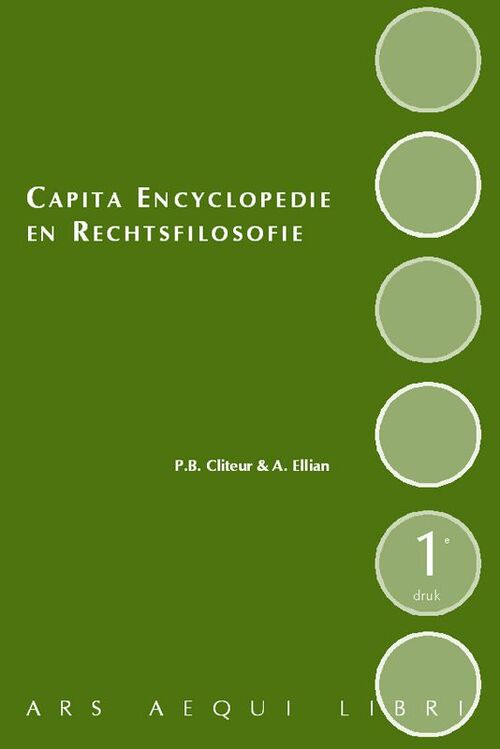 Juridische Uitgeverij Ars Aequi Capita Encyclopedie en Rechtsfilosofie