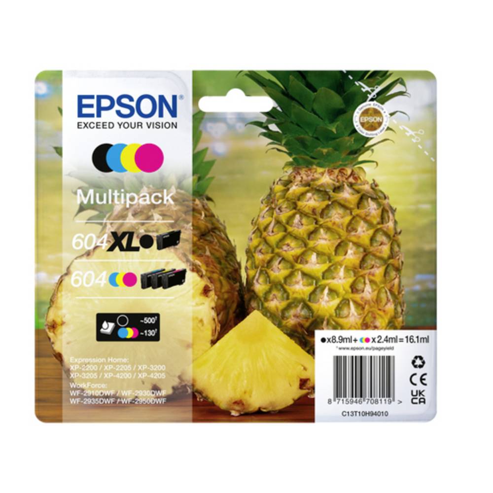 Epson multipack 604 BK XL + CMY T10H9 Replace: N/A