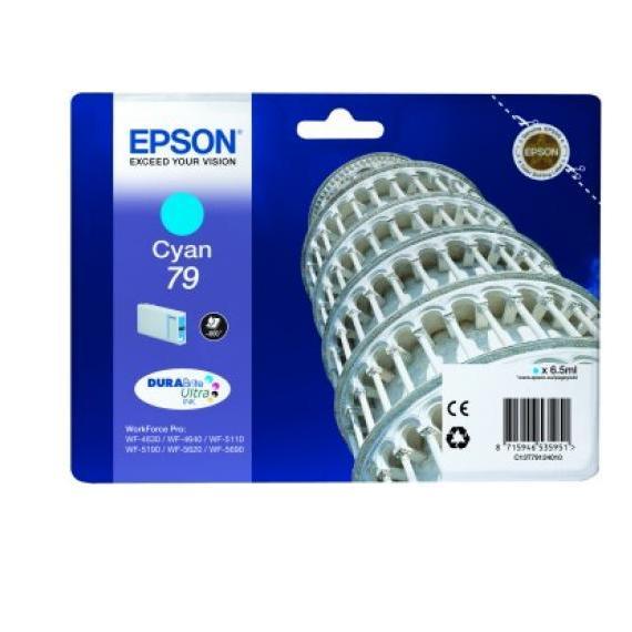 Epson Epson Epson 79 Inktpatroon cyaan T7912 Replace: N/A