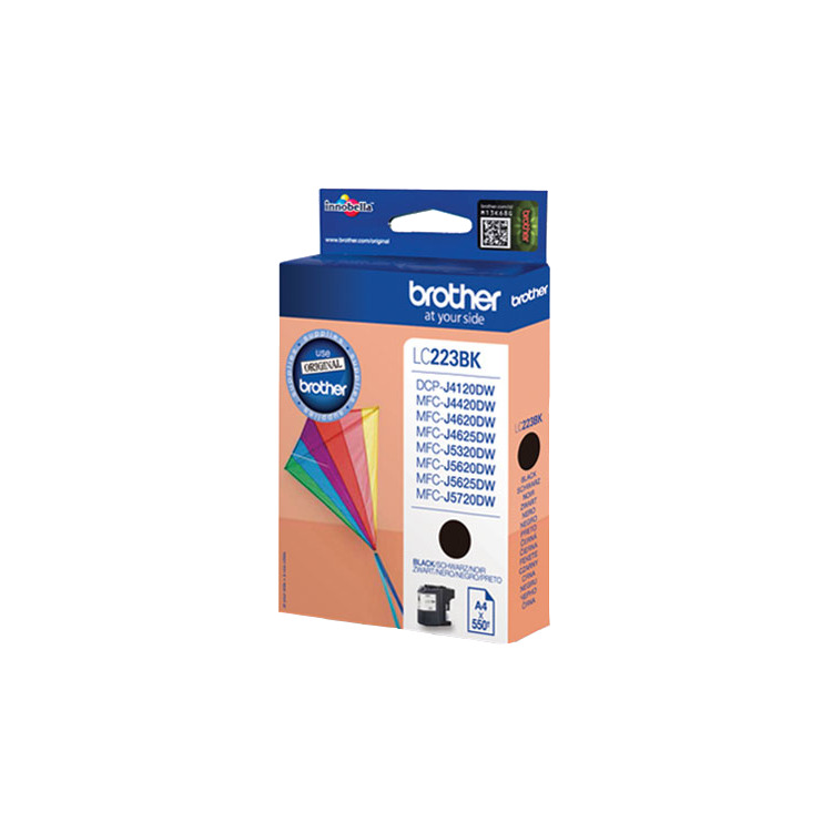 Brother Brother Brother LC-223 Inktcartridge LC223BK Replace: N/A - Zwart