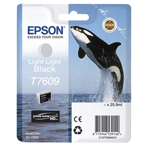 Epson T7609 Inktpatroon licht lichtzwart T7609 Replace: N/A