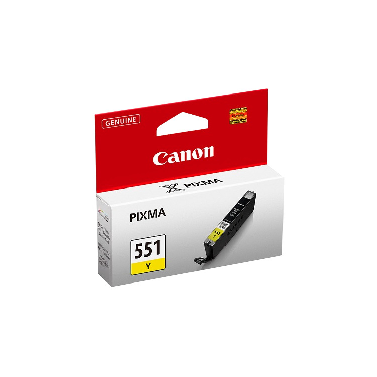 Canon Canon Canon 551 Y Inktpatroon CLI-551Y Replace: N/A - Geel