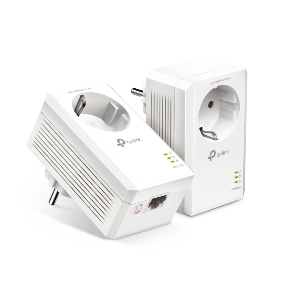 Tp-link TL-PA7017P KIT adaptador de red PowerLine 1000 Mbit/s Ethernet Blanco 2 pieza(s),PowerLAN
