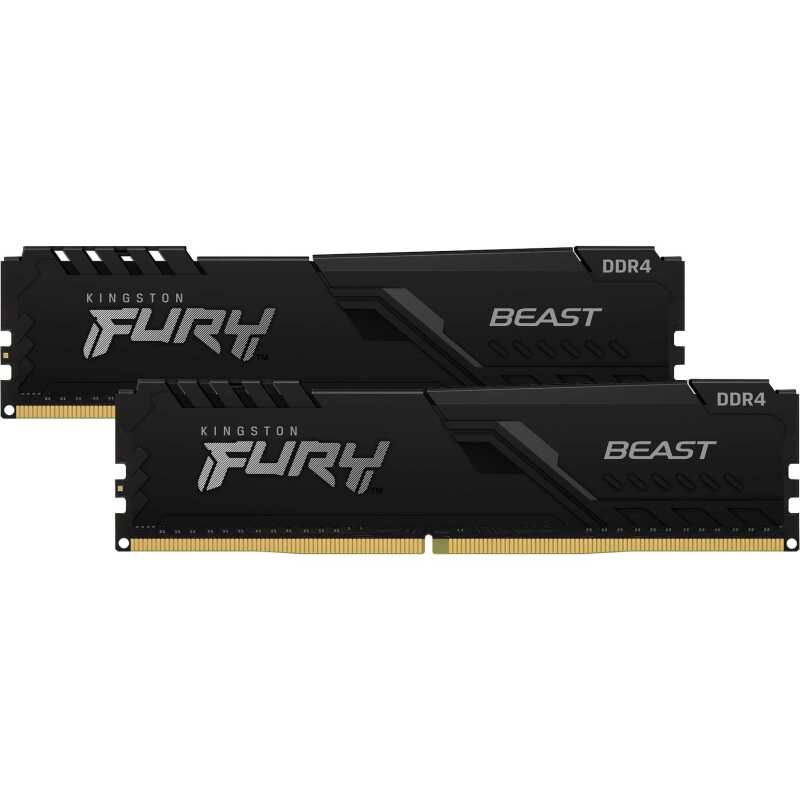 Kingston FURY Beast 64GB 3200MT/s DDR4 CL16 DIMM (Kit de 2) Black, Memoria RAM