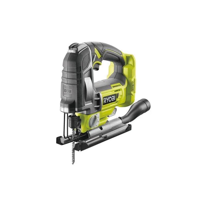 Ryobi Ryobi - Sierra alternativa sin escobillas R18JS7-0 Batería one+ de 18 v (solo cuerpo)