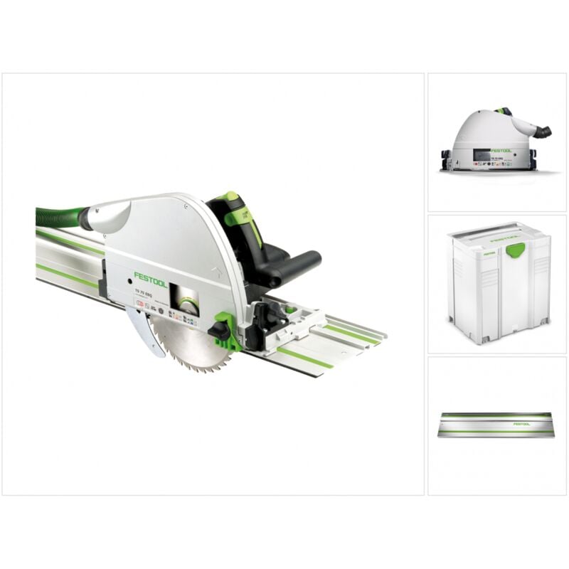 Festool Sierra de inmersión Festool ts 75 EBQ-Plus-FS 1600W 210mm en systainer ( 561512 ) + accesorios