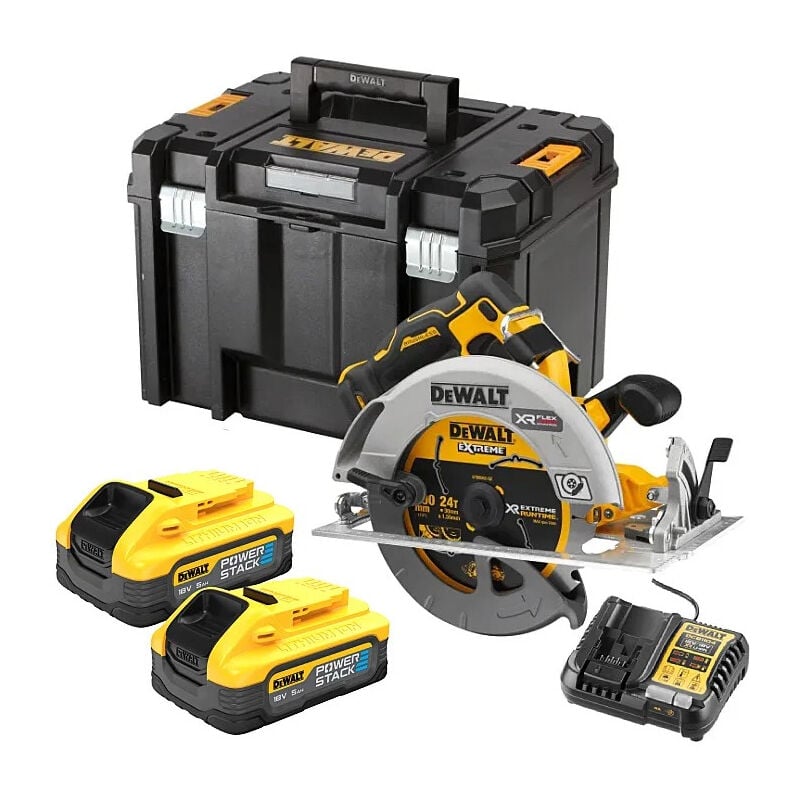 DeWalt Dewalt - DCS573H2T-QW Sierra circular Advantage 18V xr 5Ah Li-Ion sin escobillas 190 mm