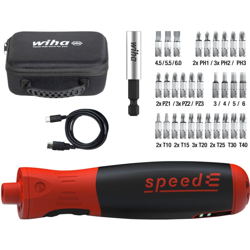 Wiha Destornillador eléctrico - E-tournevis speedE PocketDrive Wiha 45791