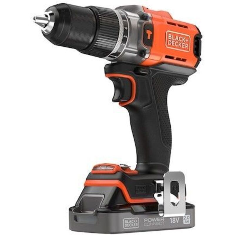 BLACK+DECKER Black&decker - Black&decker akku-schlagbohrschrauber bcd383d1xc 2ah 18v