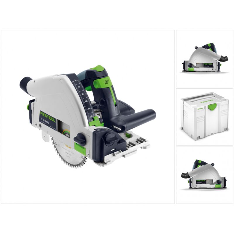 Festool Sierra de inmersión TS 55 REBQ-PLUS 1200W 160 mm en systainer ( 561551 ) + accesorios