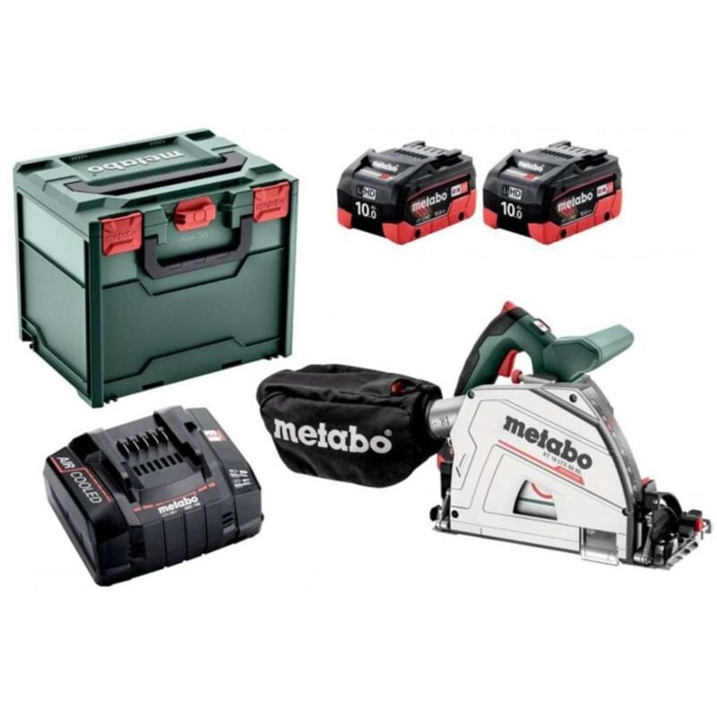 Metabo Metabo - Sierra circular kt 18 ltx 66 bl - ø 165 mm 2 baterías 8,0 Ah, cargador - 601866810