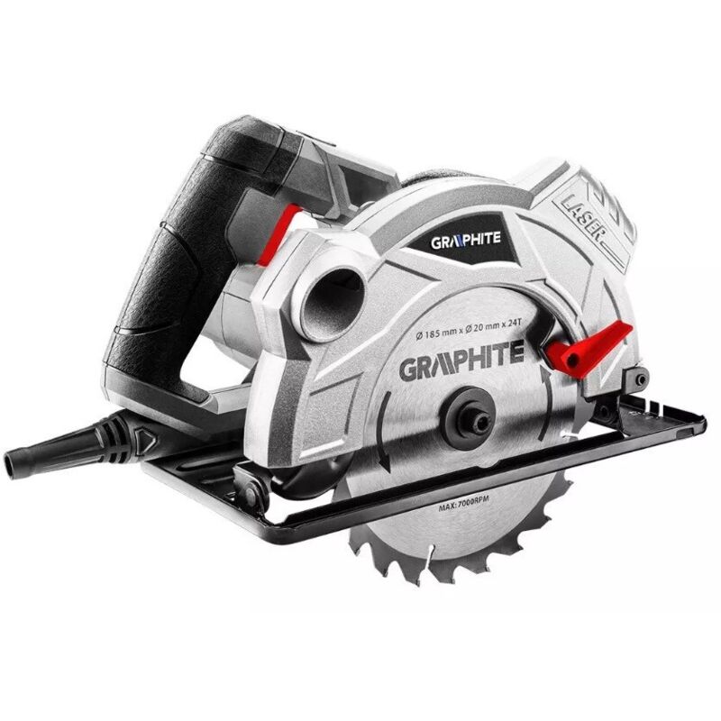 Graphite Sierra circular 1500W 18520MM Profundidad de corte láser 65MM - T 58G492