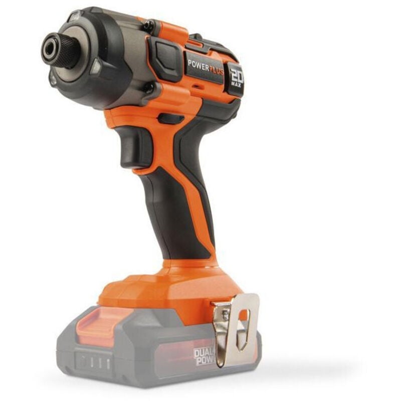 PowerPlus - Atornillador de impacto a batería para puntas