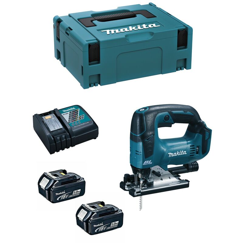 Makita Makita - Sierra de Calar DJV182RTJ (2 x 5,0 Ah + DC18RC + makpac 2)