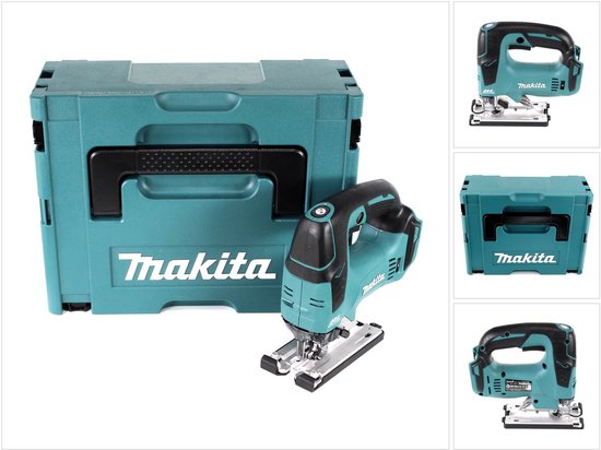 Makita DJV 182 ZJ Sierra caladora a batería 18 V en Makpac 2 - Sin batería, sin cargador incluidos