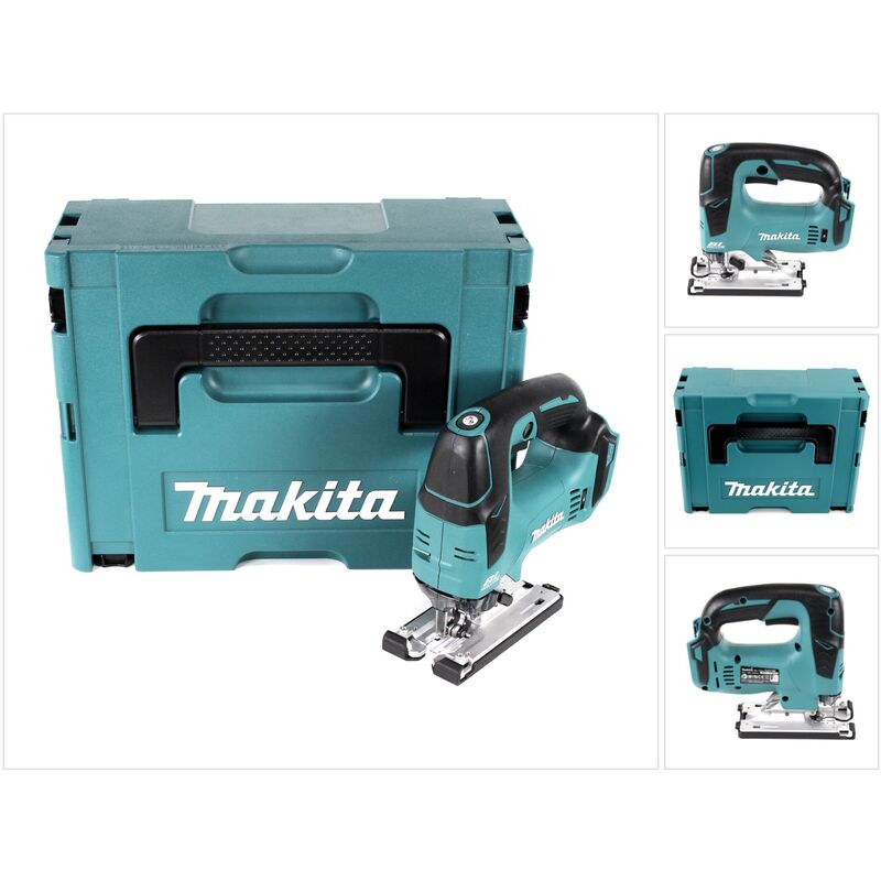 Makita DJV 182 ZJ Sierra caladora a batería 18 V en Makpac 2 - Sin batería, sin cargador incluidos