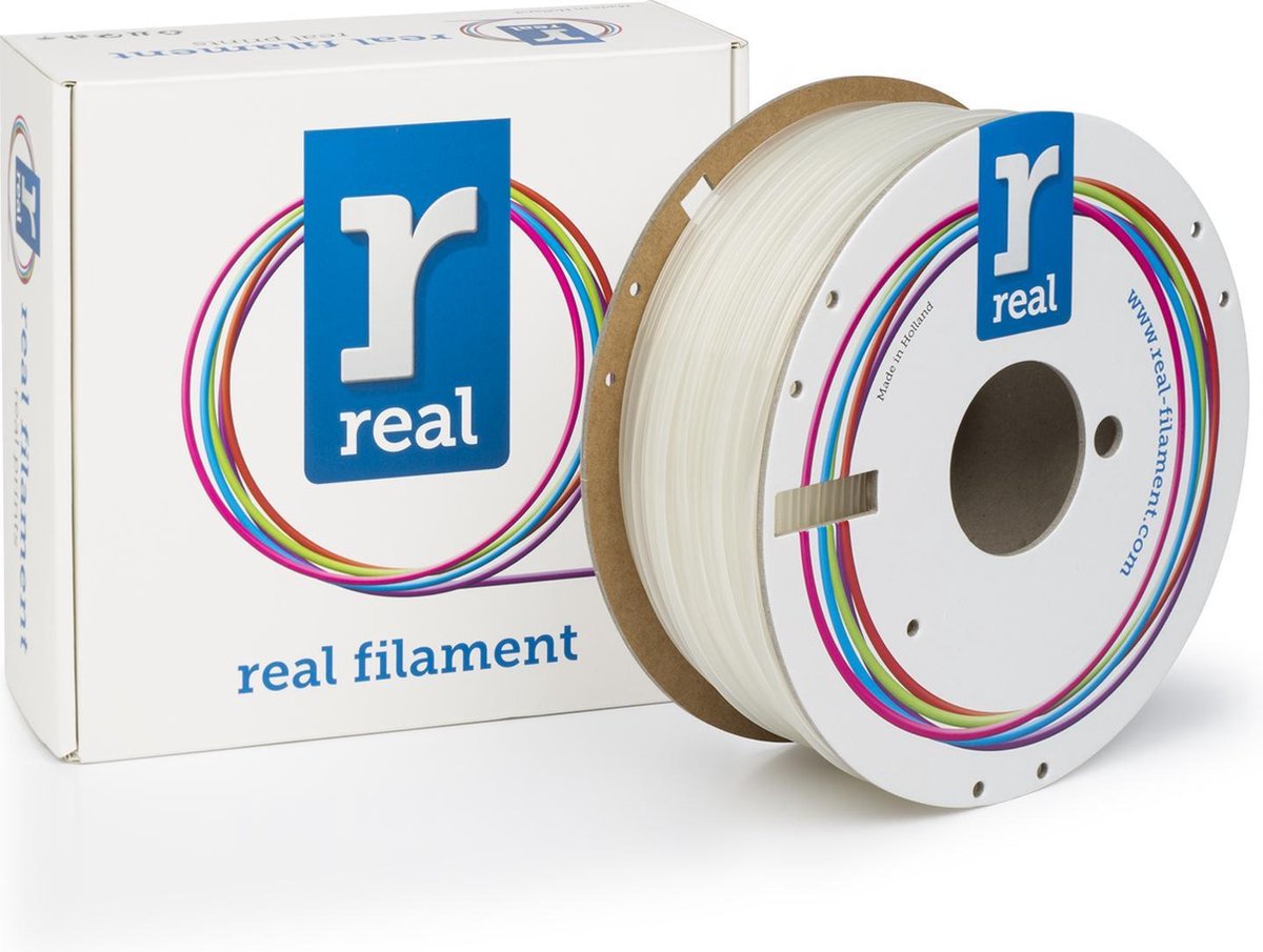 3D filamenten REAL Filament PLA ongekleurd 2.85mm (1kg)