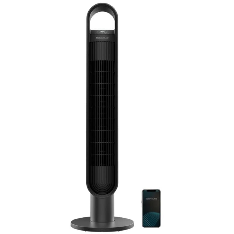 Cecotec - Ventilador De Torre EnergySilence 9190 Skyline Ionic Connected Negro