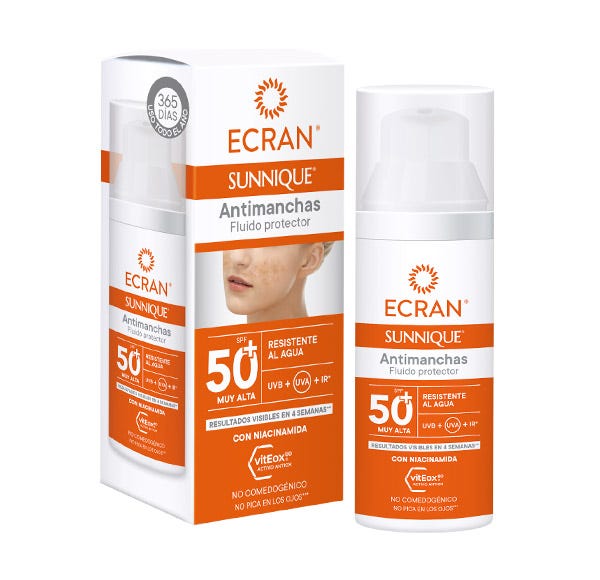Ecran - Protector Solar Antimanchas Cara Y Escote SPF50+ Sunnique