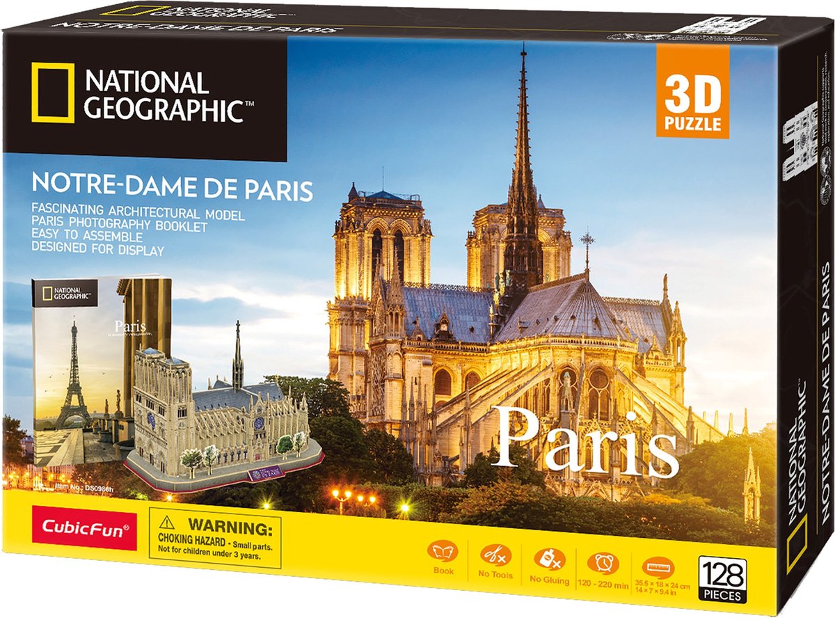 CubicFun CubicFun - Puzzle 3D Catedral De Notre Dame