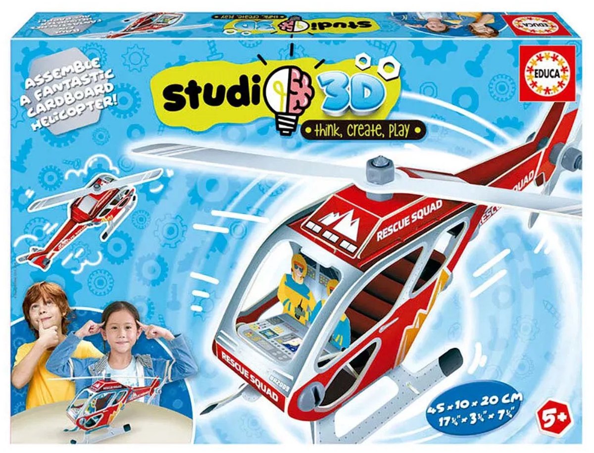 Educa Borrás - Helicóptero 3D Studio