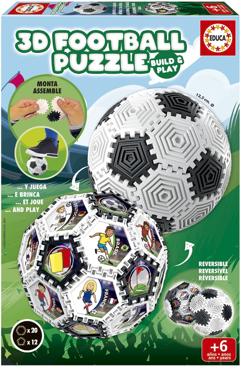 Educa Borrás - Puzzle 3D Balón