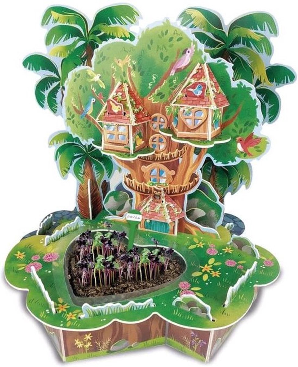 Educa Borrás - Puzle 3D Dream Gardens Casa Árbol