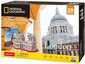 CubicFun CubicFun - Puzzle 3D National Geographic Catedral St. Paul's