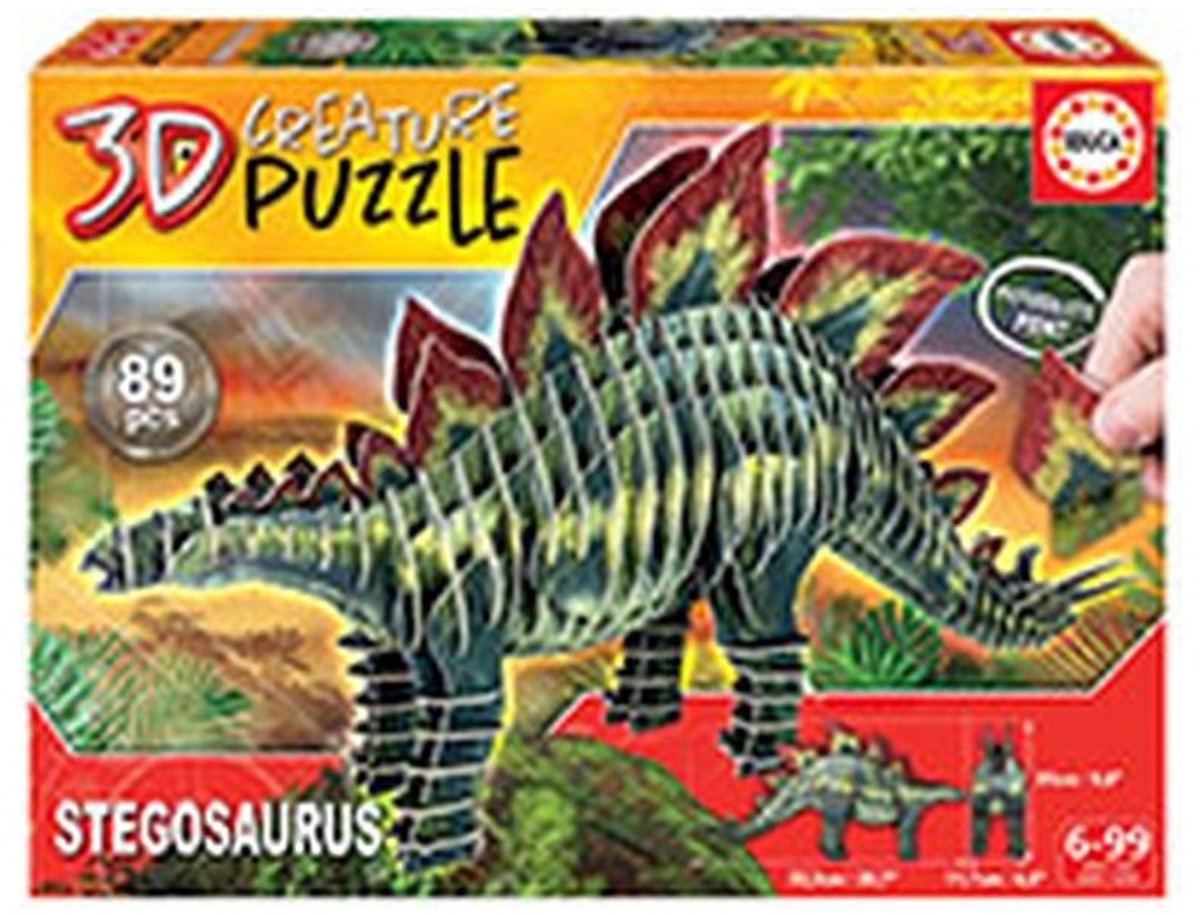 Educa Borrás - Puzzle 3D Creature Stegosaurus