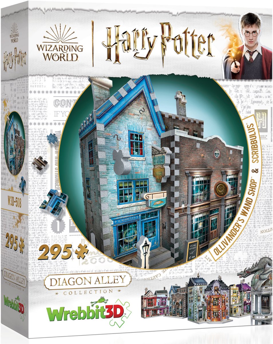 Wrebbit Wrebbit - Puzzle 3D Harry Potter Tienda De Olivander