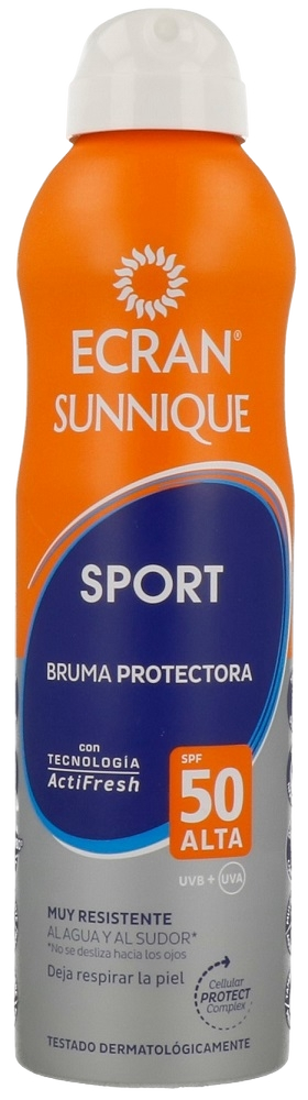 Ecran Ecran Sun - Protector Solar En Bruma Sunnique Sport SPF50 Ecran