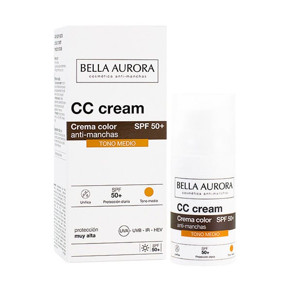 Bella Aurora - Crema Color Anti-Manchas SPF 50+