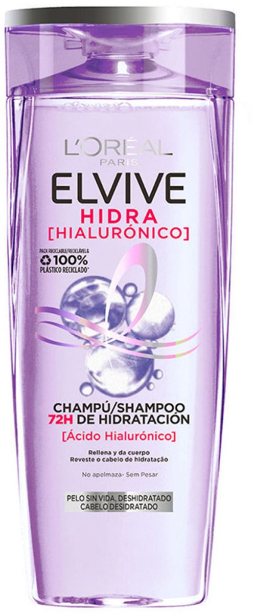 L'Oreal Paris L'Oréal Paris - Champú Hidratación 72h Hidra Hialurónico Elvive L'Oreal Paris