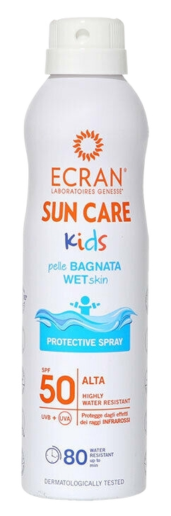 Ecran Denenes - Protector Solar Infantil Spray Piel Mojada SPF50 Ecran
