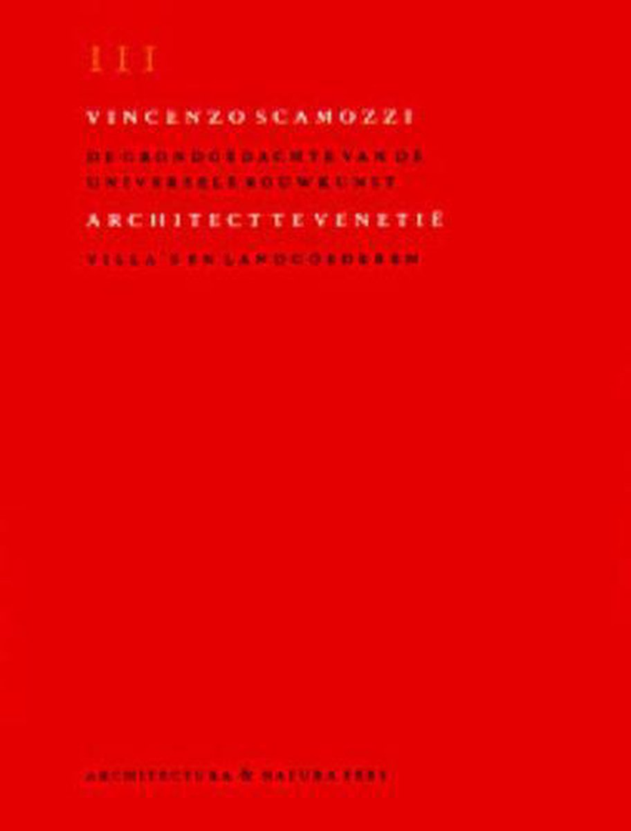 Uitgeverij Architectura & Natura Vincenzo Scamozzi