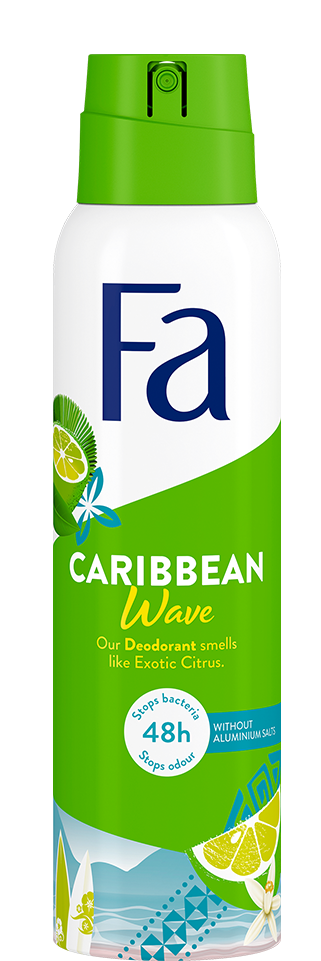 Fa FA - Desodorante En Spray Limones Del Caribe Antimanchas