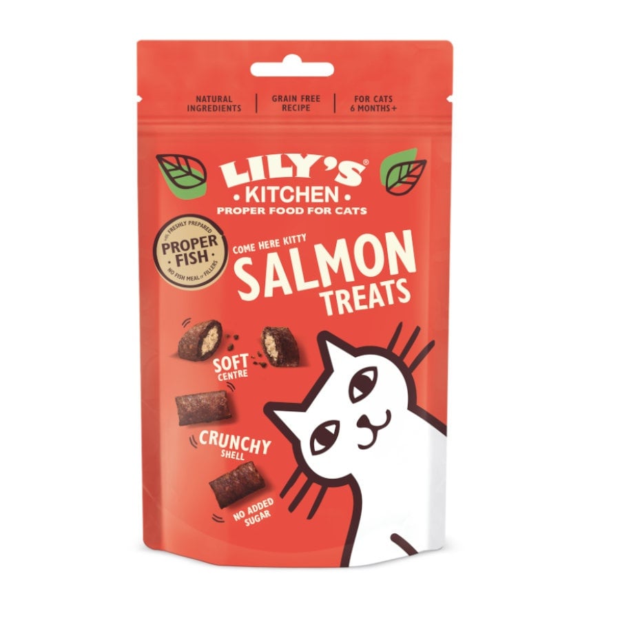 Lily's Kitchen - Snack Para Gatos Golosinas Salmón 60 G
