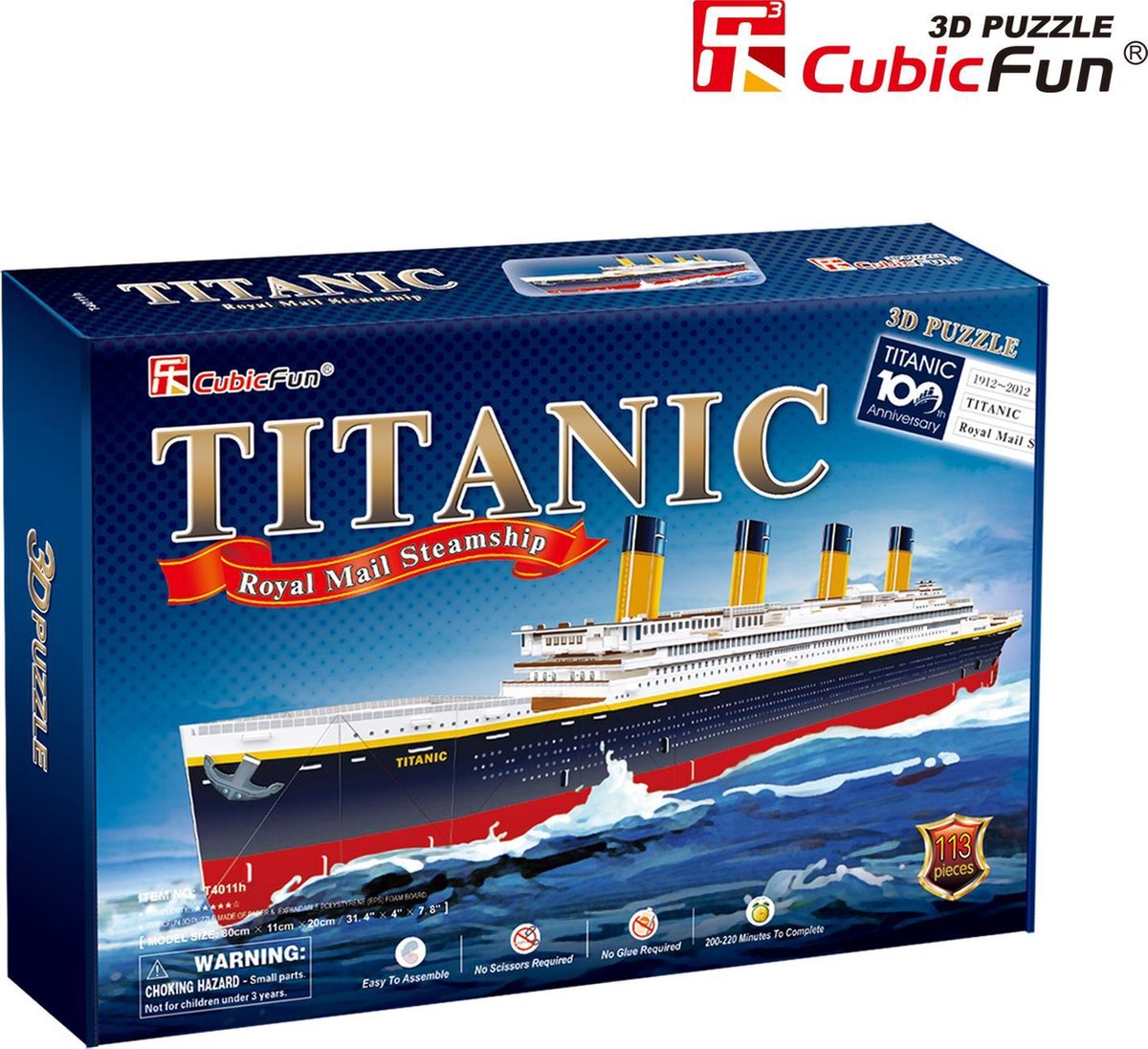 3DPUZZLE - Puzzle 3D Titanic