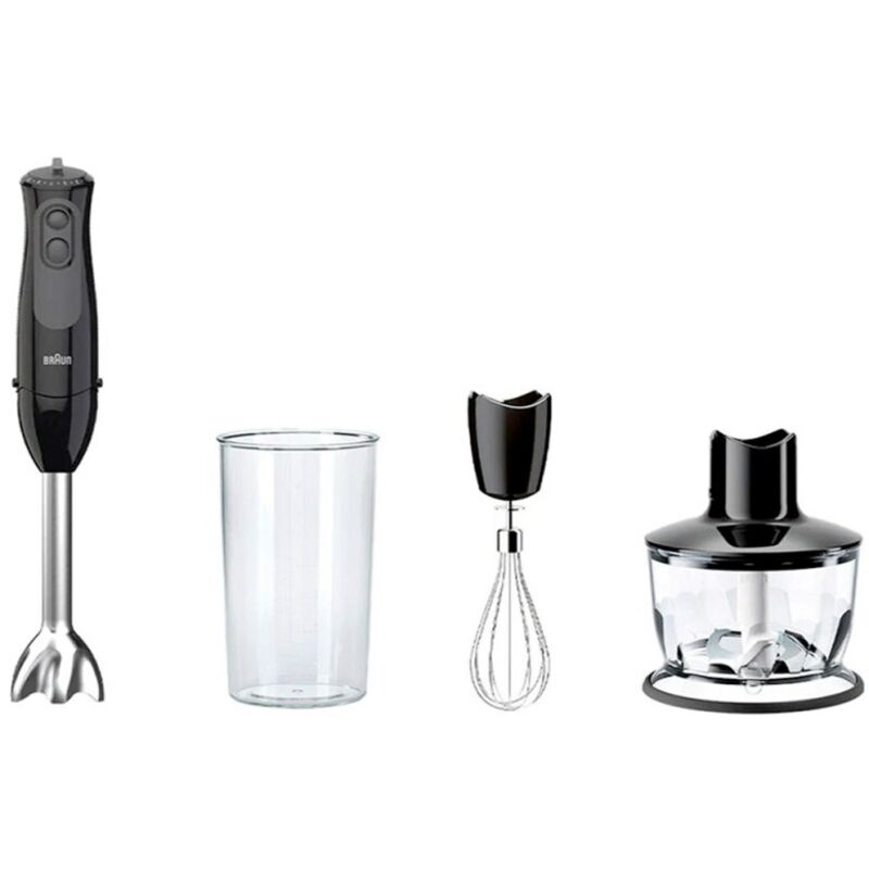 Braun Braun - Batidora De Mano Minipimer MultiQuick 3 MQ3135BK Con 11 Velocidades Negro