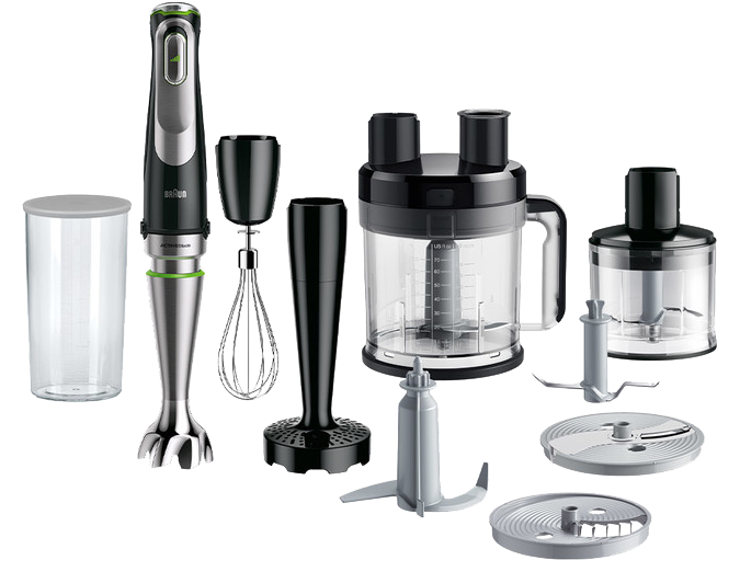 Braun Braun - Batidora De Mano Minipimer 9 MQ9187XLI Con 13 Accesorios. Negro