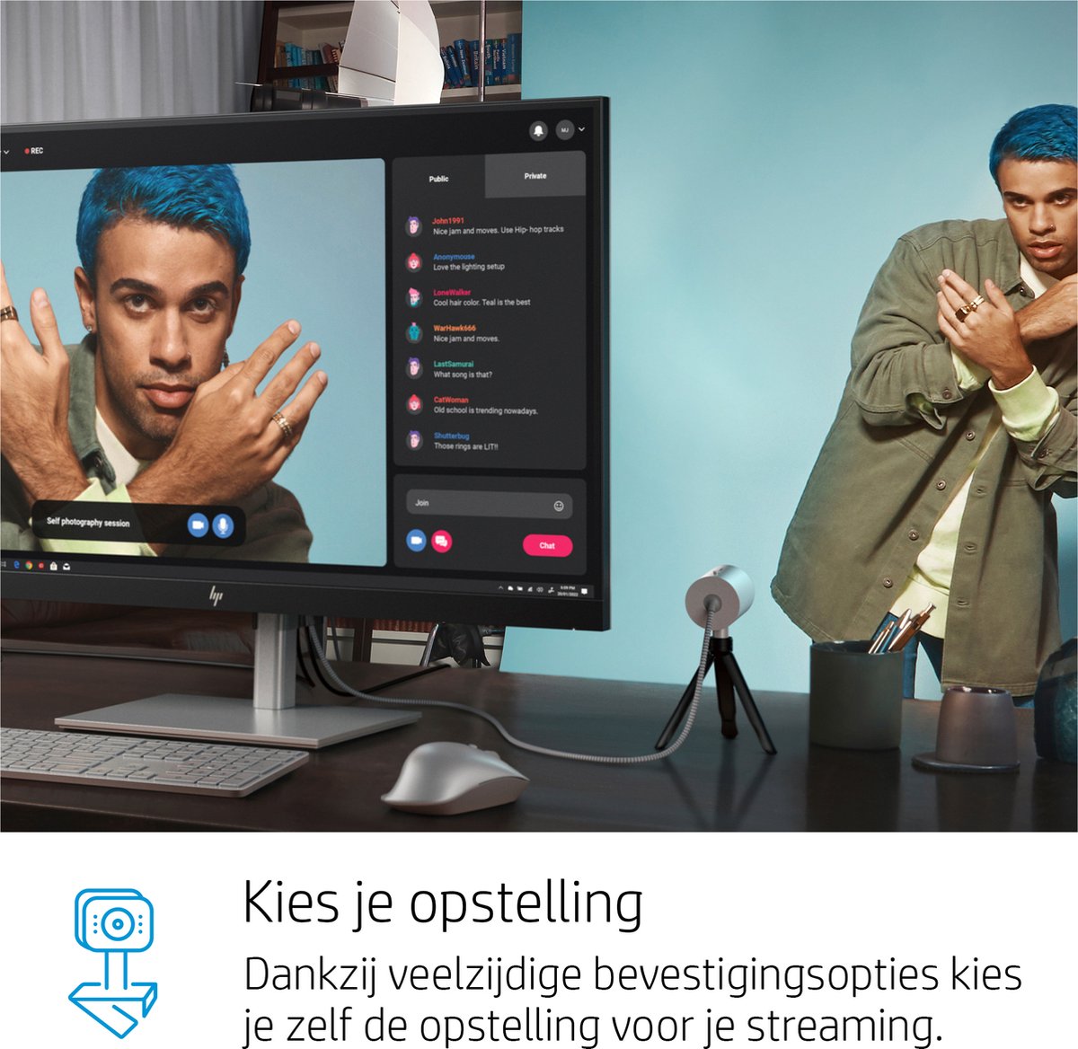 HP - Webcam 950 UHD 4K