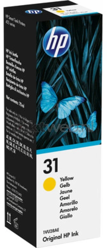 HP HP - Botella De Tinta Original Nº 31 Amarillo - Geel