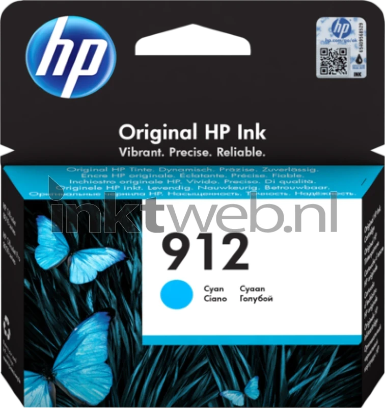 HP HP - Cartucho De Tinta Original Nº 912 Cyan (3YL77AE)