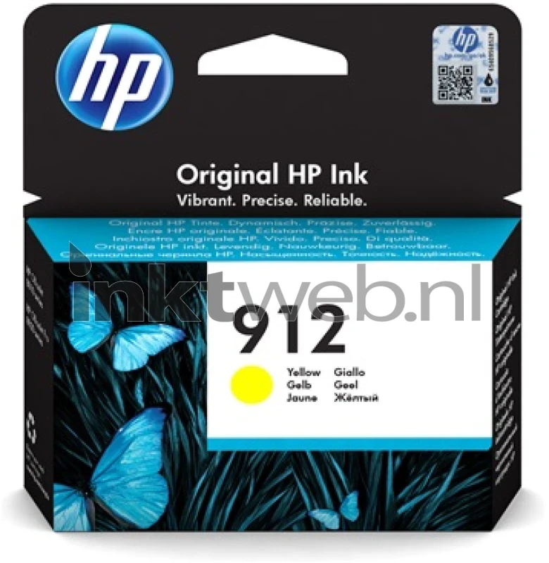 HP HP - Cartucho De Tinta Original Nº 912 Amarillo (3YL79AE) - Geel