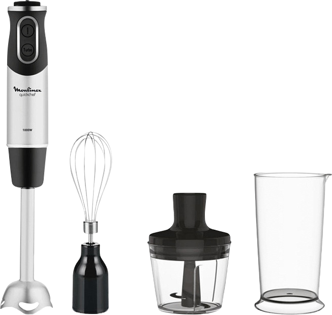 Moulinex Moulinex - Batidora De Pie Quickchef 3 En 1 DD6558 10 Velocidades Negro