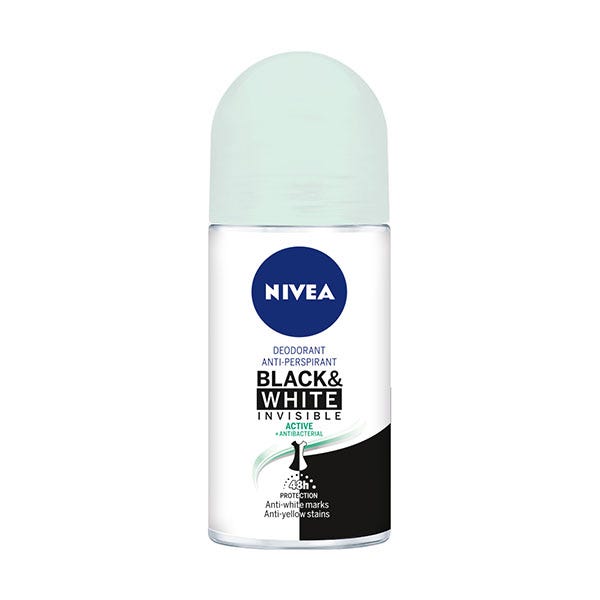 Nivea NIVEA - Desodorante Roll-on Black & White Active Invisible