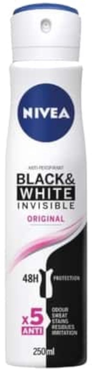 Nivea NIVEA - Desodorante En Spray Black & White Invisible Original
