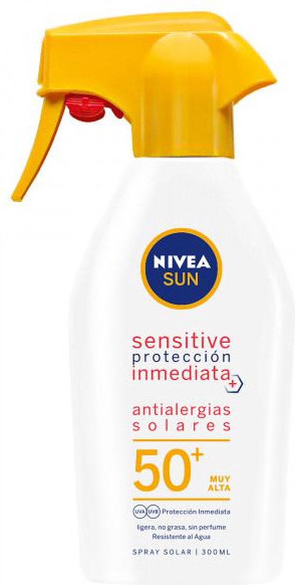 Nivea - Spray Solar En Pistola Sensitive Antialergias Solares SPF 50+ Sun